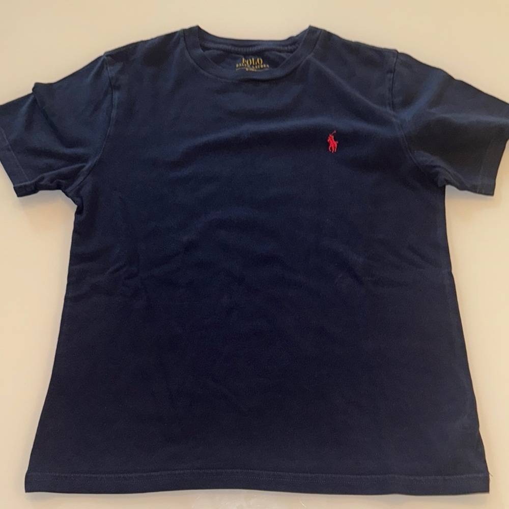 Polo Ralph Lauren Blue Tee with red Accents